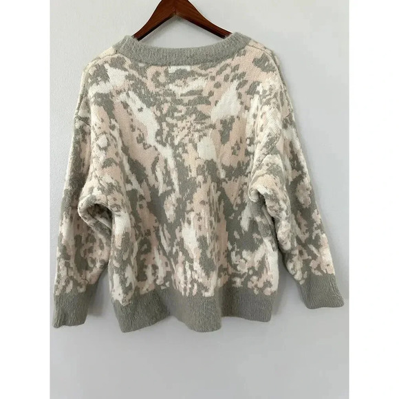 Frnch Paris Womens Comfy Knit Abstract Sweater - Picture 3 of 4